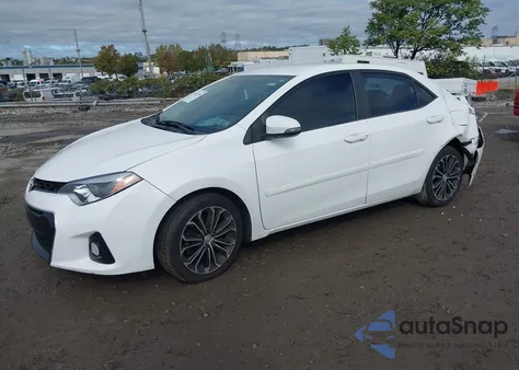 2016 Toyota Corolla S Plus z USA, uszkodzony, nr VIN 2T1BURHE3GC683653